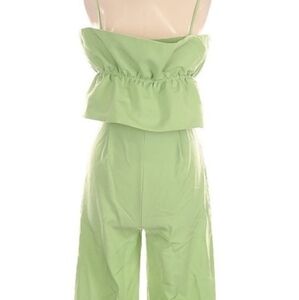 Elegant Green Wide Leg Jumpsuit
